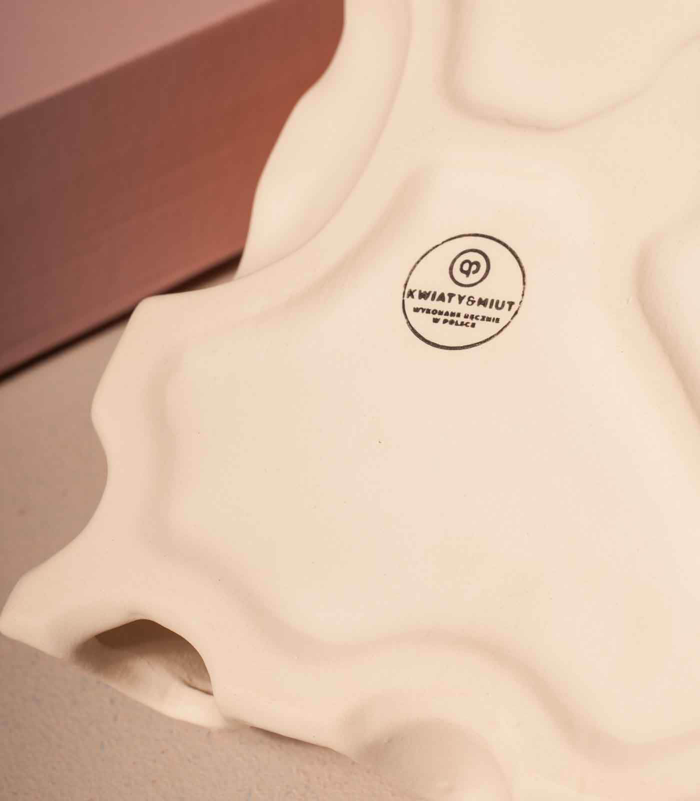 Wytłaczanka ceramiczna - biała - Image 2