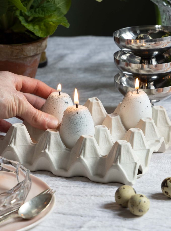 Wytłaczanka ceramiczna - biała